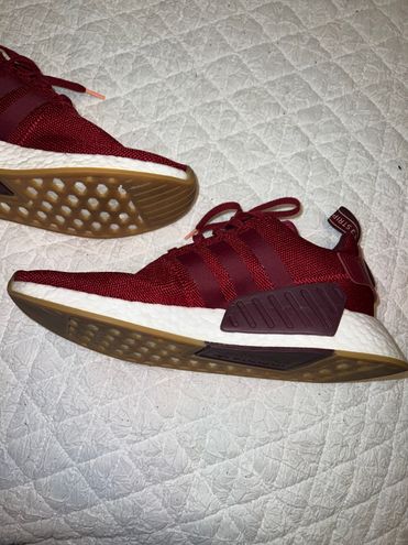 Adidas NMD R2 Collegiate Burgundy Size - $91 (30% Off Retail) - From Jessica