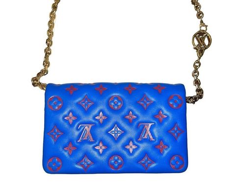 Pochette Coussin Monogram Embossed Puffy Leather (Authentic New)