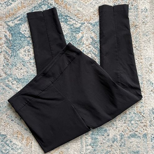 Black Control Stretch Ankle Pant