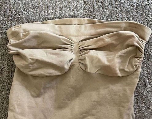 SKIMS Seamless Sculpt Strapless Thong Bodysuit Sand, Large NWOT - $45 -  From Jessica