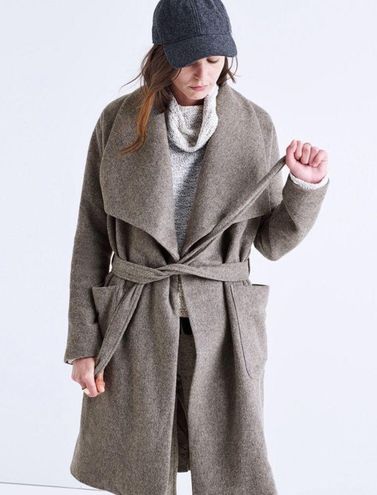 Women's Grey Wool & Wool-Blend Coats