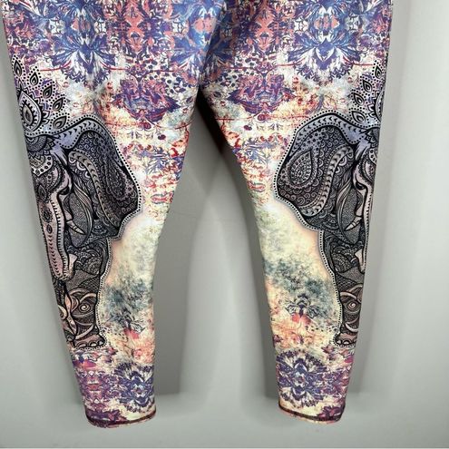 Evolution and creation 3/$25 Leggings Elephant Multicolored Athletic Size M  Size M - $25 - From Sara