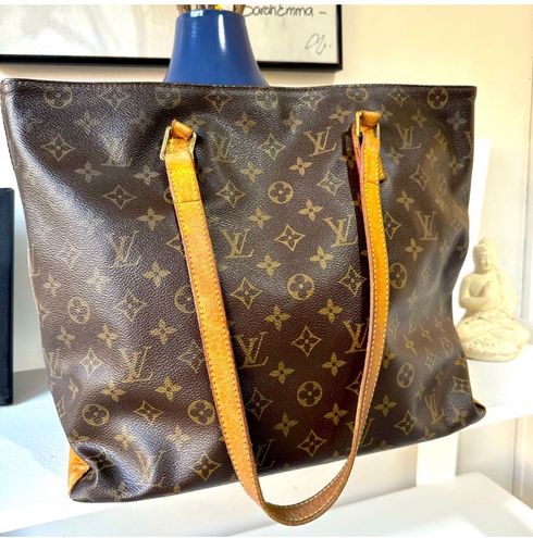 Louis Vuitton Shoulder Bag Cabas Mezzo Brown Monogram - $568 (68