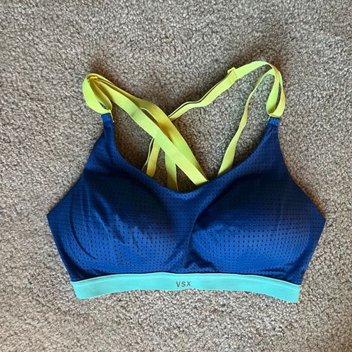 Victoria's Secret Sports Bra 32D Blue Size 32 D - $9 (74% Off Retail