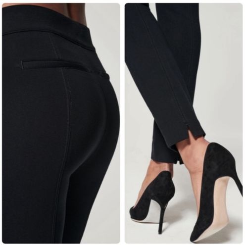 Spanx The Perfect Pant Ankle Back Seam Skinny Black - $76 - From