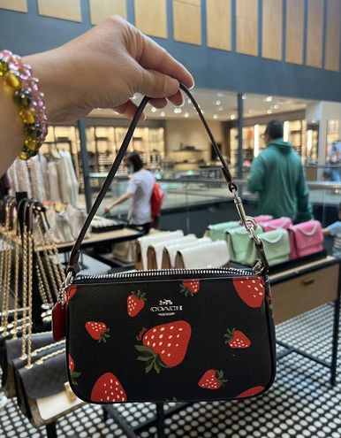 Coach, Bags, New Nolita 5 Strawberry Hazegold Coach Purse