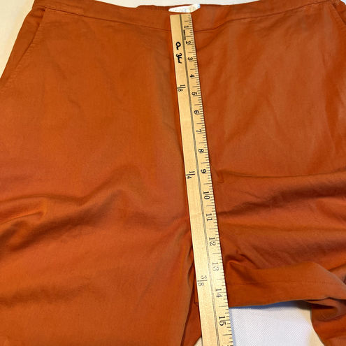 Abound Womens Pants Orange Size 3x Cotton Blend Casual Elastic‎ Waist - $25  New With Tags - From Heather