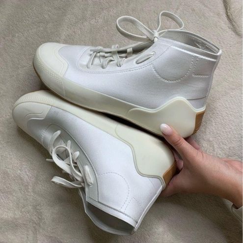 Adidas by Stella McCartney Treino Mid-Cut White/Pearl Rose Sneakers Size  7.5 - $149 - From Madelynn