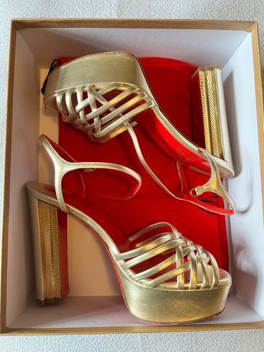 CHRISTIAN LOUBOUTIN: heeled sandals for woman - Red  Christian Louboutin  heeled sandals 3220507 online at