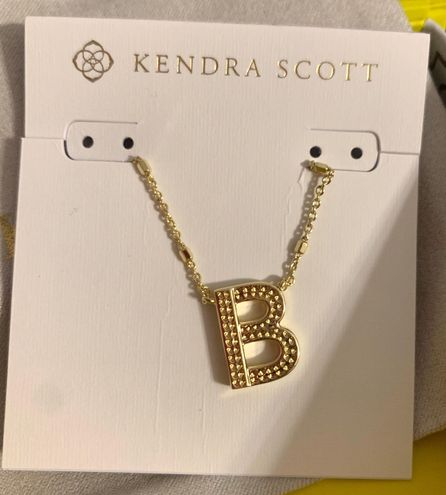 Letter J Gold Disc Reversible Pendant Necklace in Iridescent Abalone | Kendra  Scott