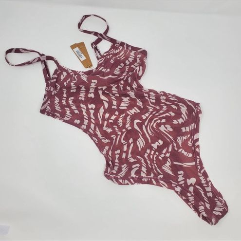 Brand New SKIMS Summer Mesh Strappy Bodysuit Raspberry Swirl Size