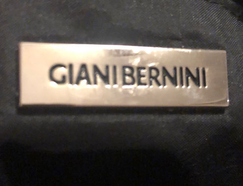Giani Bernini Womens Black Gray Leather Double Strap Handbag Size OS - $38  - From PL