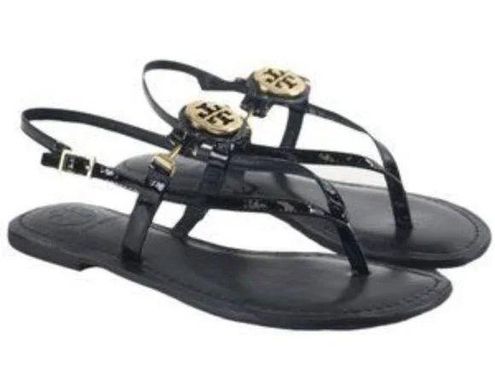 Tory Burch Black Leather Ali Sandals Size  - $100 (49% Off Retail) -  From Tinnie