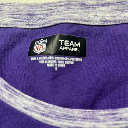 NFL Team Apparel Minnesota Vikings Football Women's Purple Glitter T-Shirt  Size Small - $15 - From Trina's