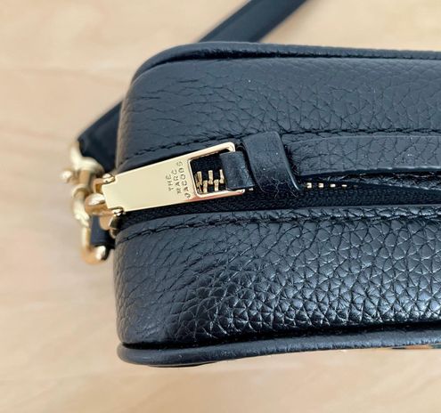 Marc Jacobs The Softshot Leather - Black Crossbody (minor damages )