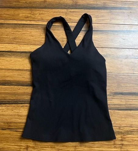 Alo Yoga Alo Elevate Tank Top Ribbed Black Size L - $41 - From