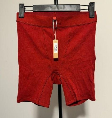 SKIMS cotton rib boxer Red - $25 New With Tags - From Maria