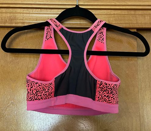 Nike Dri-Fit Leopard Print Pink Sports Bra Size Small - $17 - From Callie