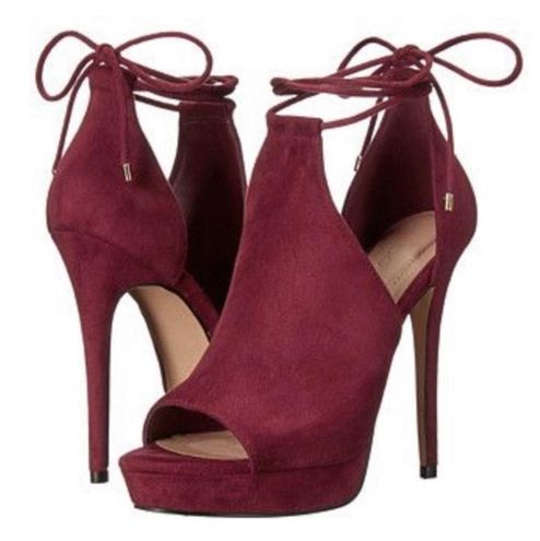 ALDO Tilley Lace Up Heels Red Size 9 - $13 (88% Off Retail) - From Erin