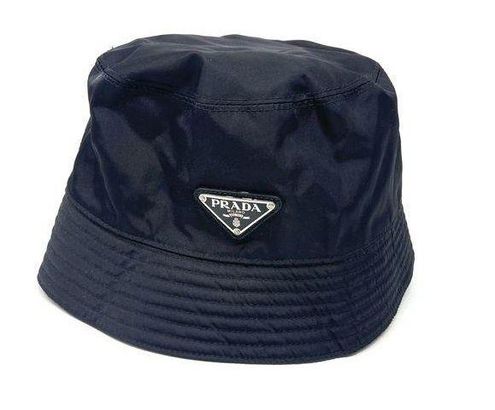 Prada Black nylon bucket hat