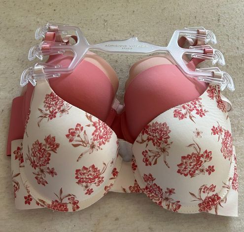 Adrienne Vittadini 40DD Pink Lightly Lined Bra