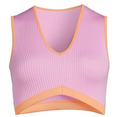 No Boundaries Juniors Cropped Seamless Tank Top - Walmart.com