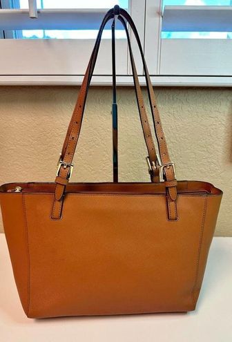 Tory Burch York Buckle Tote in Orange