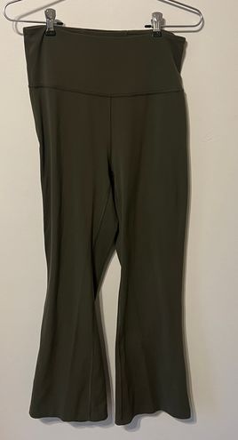 Groove Super-High-Rise Flared Pant Nulu in Kelly Green, Women's