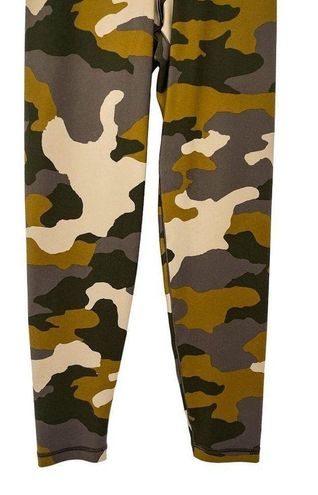 Offline By Aerie Real Me High Rise 7/8 Green/Brown Camo Leggings