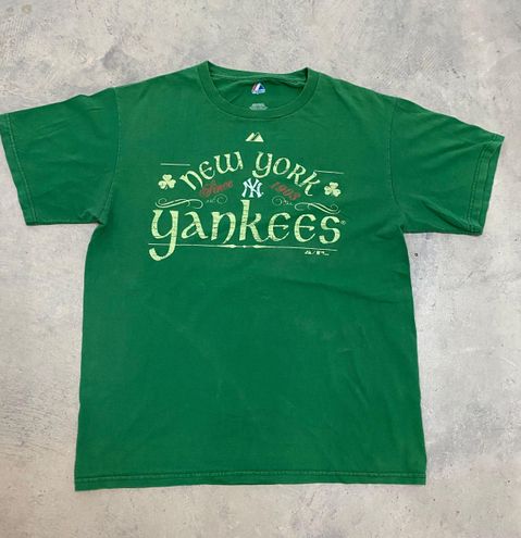 Majestic New York Yankees T Shirt Green Size M - $18 - From Nayla