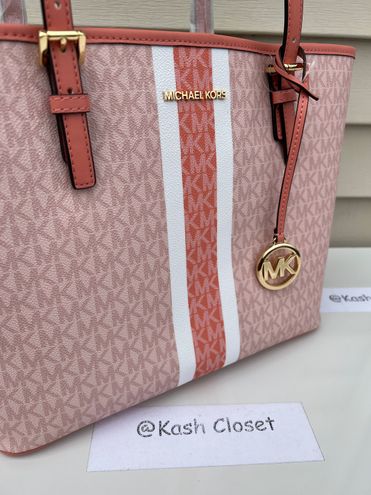 Michael Kors Jet Set Travel Medium Carryall Tote Sherbert Multi