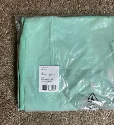 Lululemon Align T-Shirt Green Size 12 - $30 (55% Off Retail) New With Tags  - From Callie