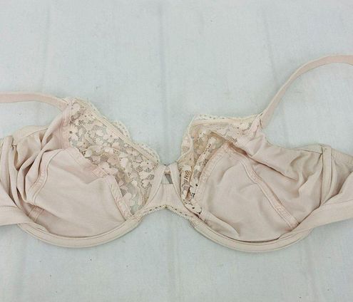 Olga Full Figure Pale Pink Lace Escape Underwire Bra G13351A 42D Size  undefined - $40 - From W