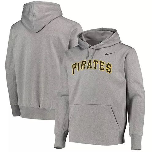 Vtg Gray Pittsburgh Pirates Genuine Merchandise Hooded 