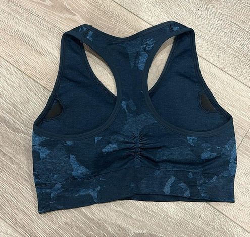 Gymshark Adapt Camo Seamless Sports Bra - Savanna