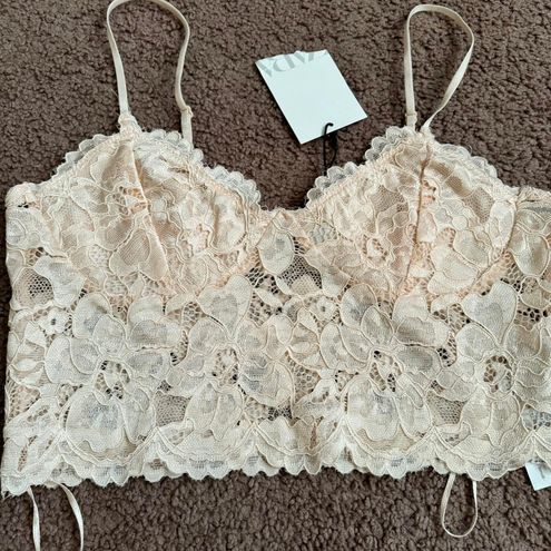 ZARA Lace Bralette Size L - $9 New With Tags - From Summer