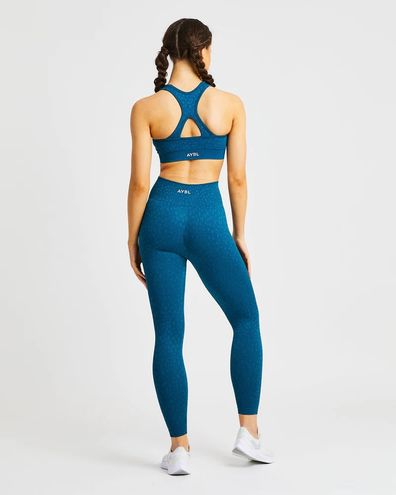 AYBL Blue Evolve Seamless Speckle LEGGINGS - $15 (75% Off Retail) - From Abi