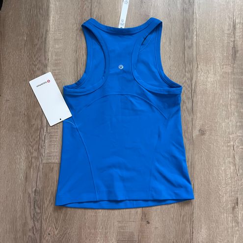 Lululemon Align Waist Length Racerback Tank Top Poolside size 4 NWT Blue -  $45 New With Tags - From MyArt