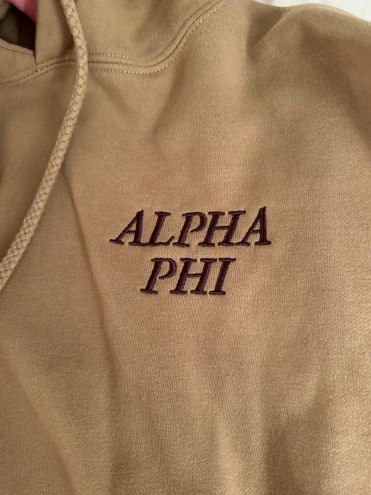 Independent Trading Co Alpha Phi Louis Vuitton Hoodie Brown Size