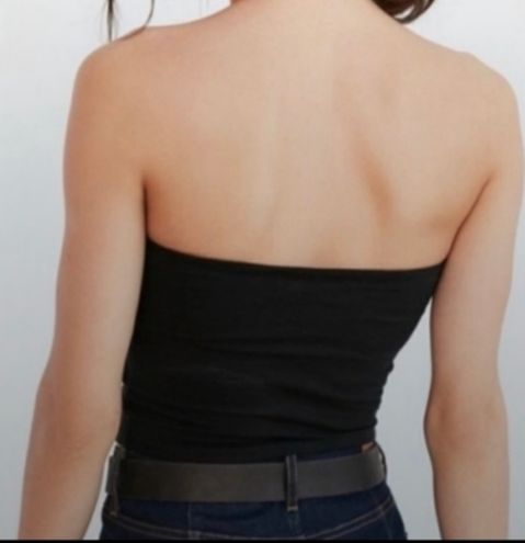 Silence + Noise Black Tube Top  Built in Bra Size M - $14 (68% Off