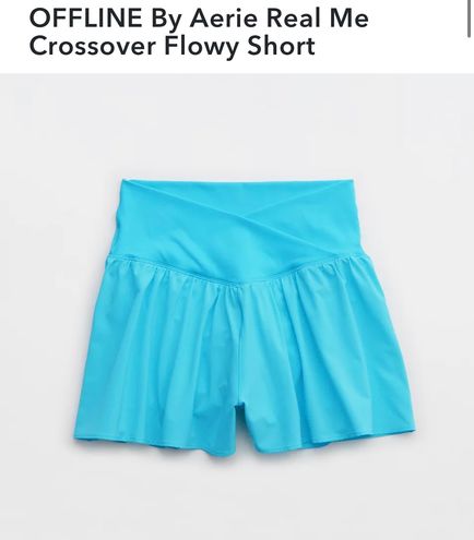 Aerie Crossover Flowy short Blue - $45 (18% Off Retail) New With Tags -  From Maddy