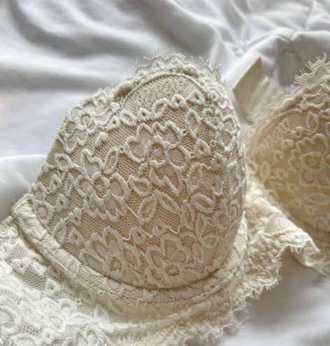 Aerie White Balconette Bra Size 34 B - $16 (72% Off Retail) - From Amelia