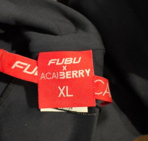 Fubu x Acaiberry Brazilian Butt Lift Leggings Black Red White