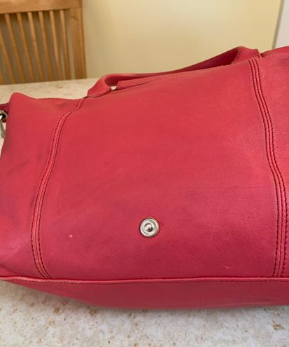 Pliage leather handbag Longchamp Pink in Leather - 31464346