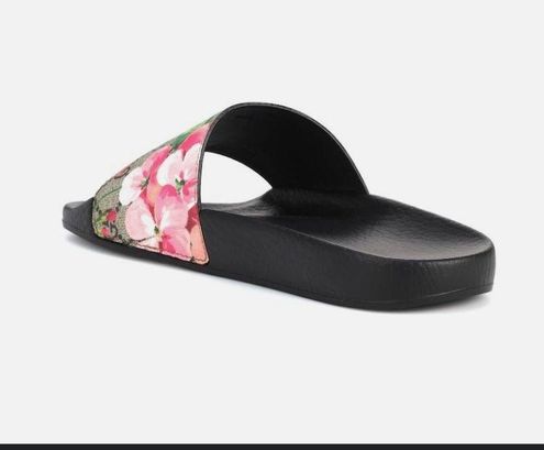 GUCCI GG Blooms Supreme Floral Slide Sandal – Caroline's Fashion Luxuries