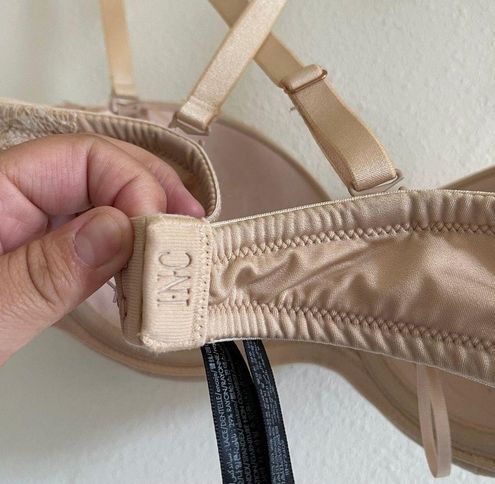 INC international concept women's beige cream bra size 36A - $15