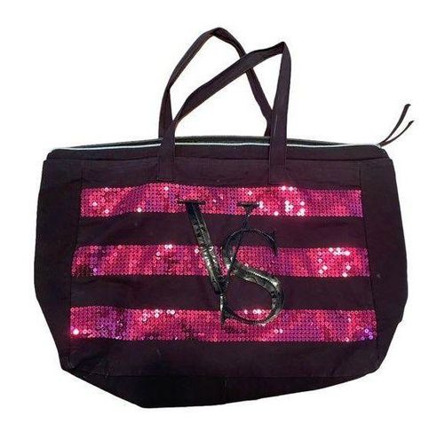 Victoria's Secret Pink Sequin Tote Bag 