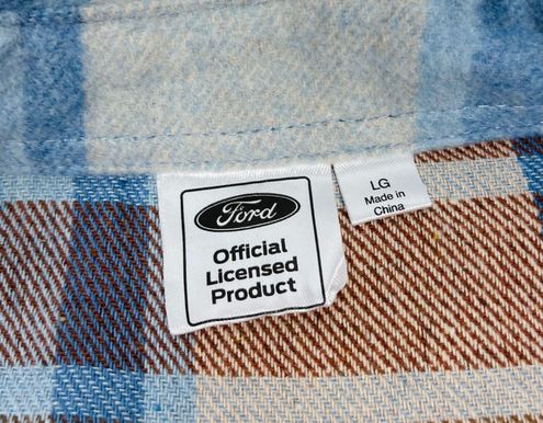 Ford Bronco Shacket Plaid Vintage Style Retro Button Up Shirt Jacket Large  Multiple - $25 - From The Skeletons