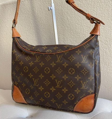 Boulogne cloth handbag Louis Vuitton Brown in Cloth - 19115266