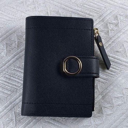 Women's Small Black Wallet with Card Holder